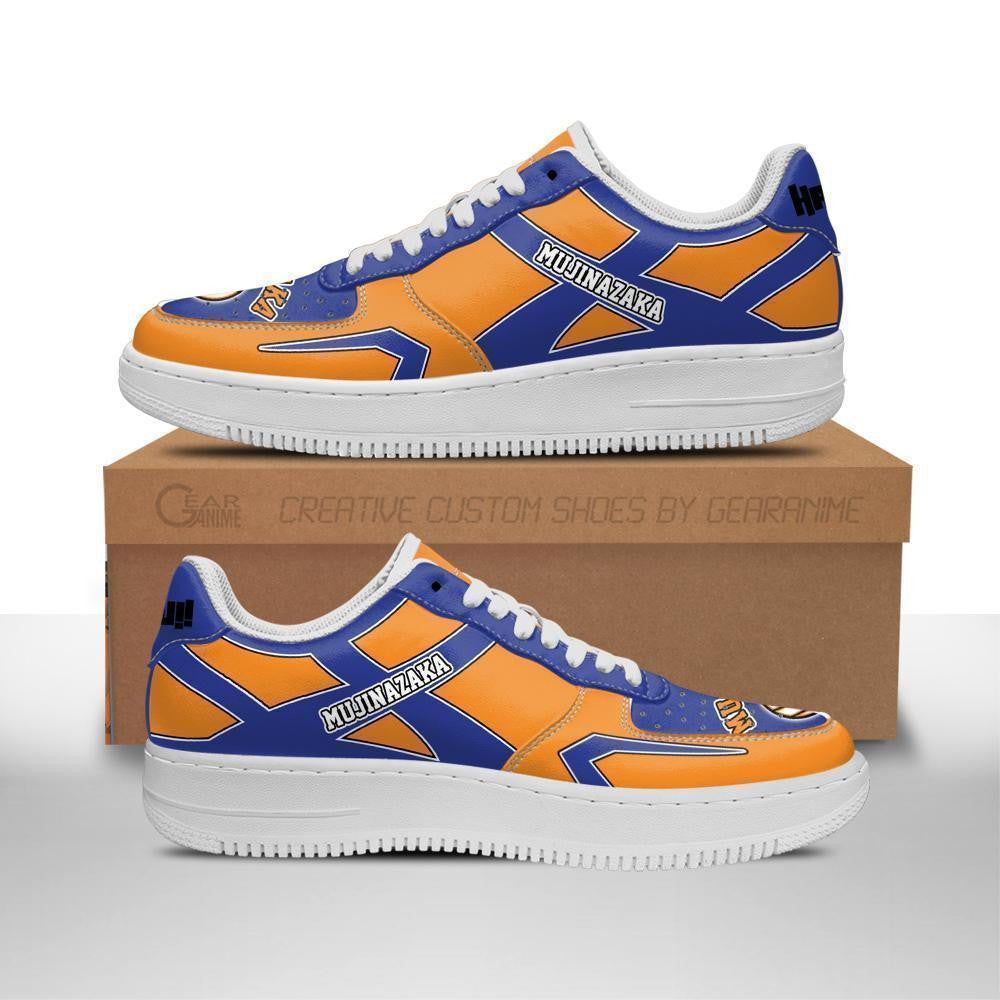 Baskets Anime Mujinazaka High en Cuir Chaussures Basses Unisexes Anime Manga