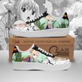 Baskets Anime Dr. Stone Kohaku en Cuir Chaussures Basses Unisexes Anime Manga