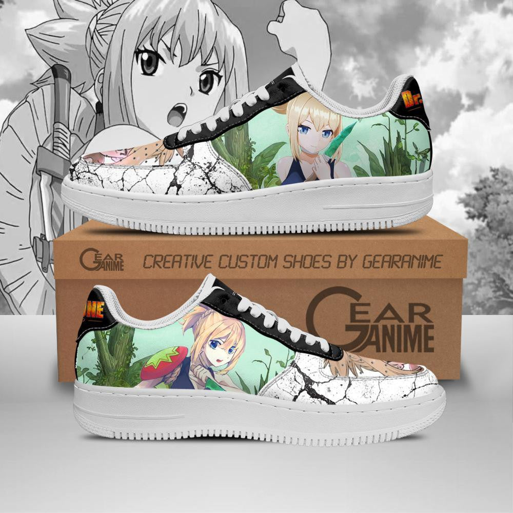 Baskets Anime Dr. Stone Kohaku en Cuir Chaussures Basses Unisexes Anime Manga