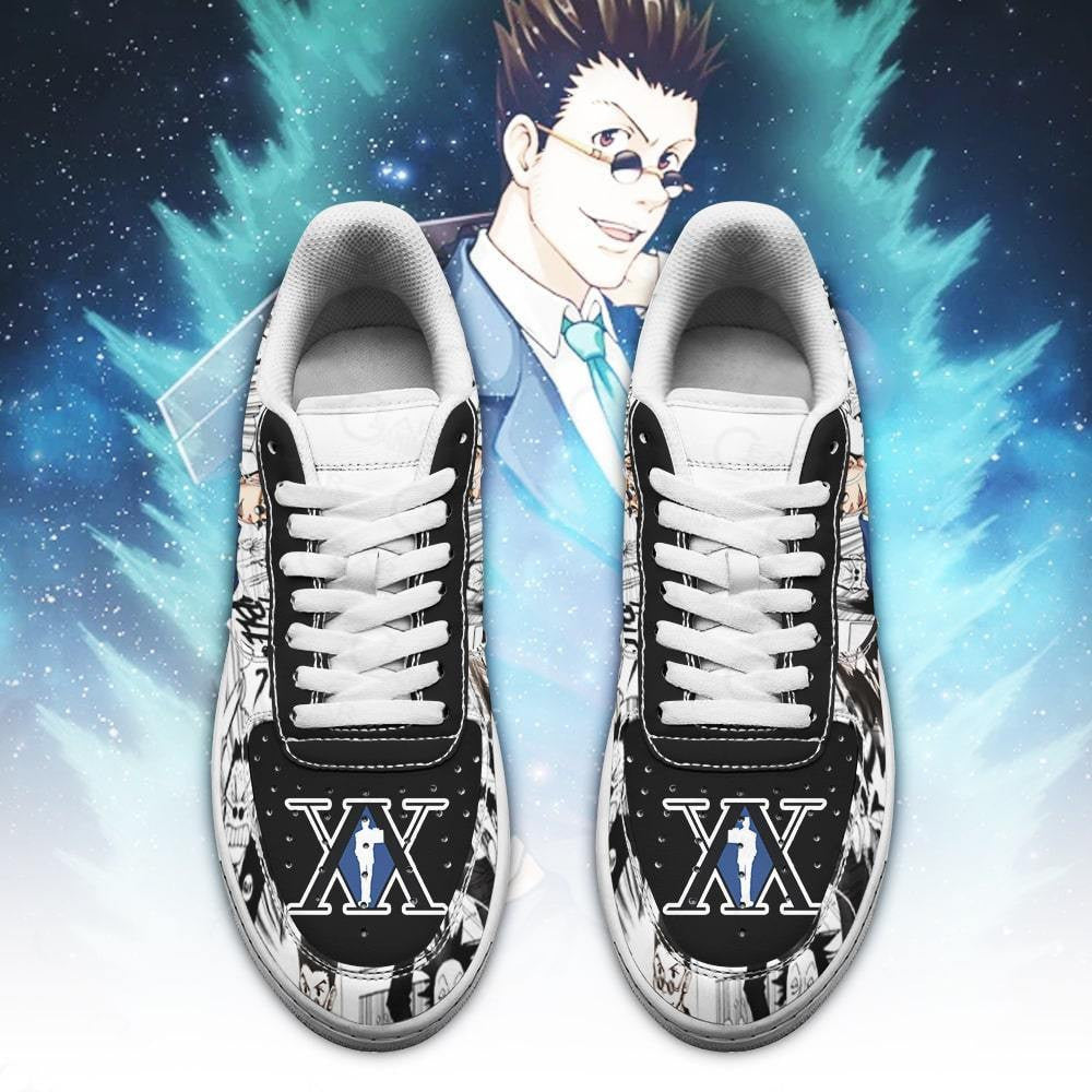 Baskets Anime Leorio en Cuir Chaussures Basses Unisexes Anime Manga