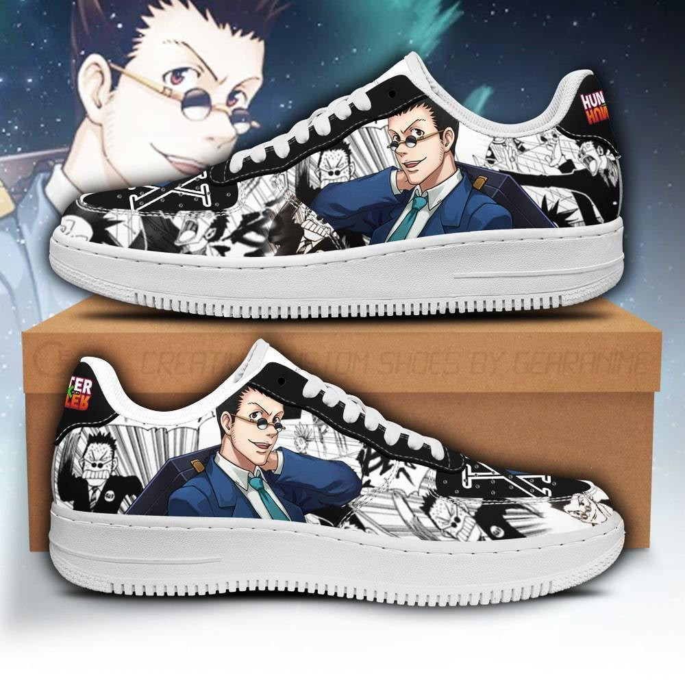 Baskets Anime Leorio en Cuir Chaussures Basses Unisexes Anime Manga