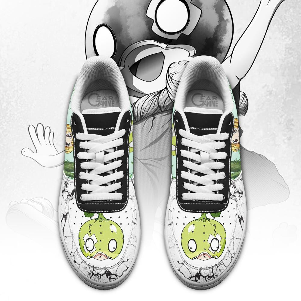 Baskets Anime Dr. Stone Suika en Cuir Chaussures Basses Unisexes Anime Manga