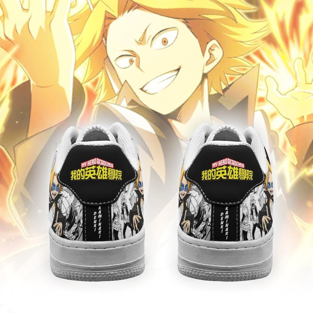 Baskets Anime Denki Kaminari en Cuir Chaussures Basses Unisexes Anime Manga