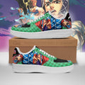 Baskets Anime Guido Mista en Cuir Chaussures Basses Unisexes Anime Manga
