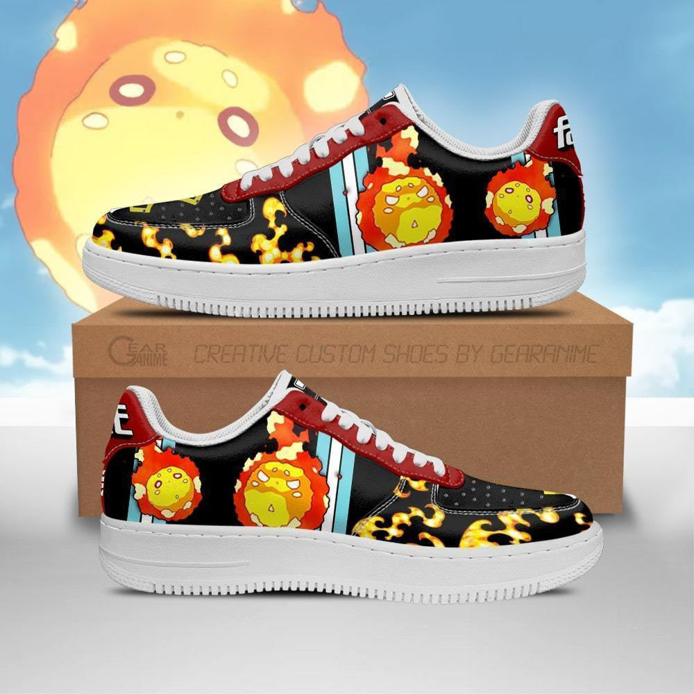 Baskets Anime Mera Mera en Cuir Chaussures Basses Unisexes Anime Manga