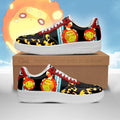 Baskets Anime Mera Mera en Cuir Chaussures Basses Unisexes Anime Manga