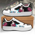 Baskets Anime Dracule Mihawk en Cuir Chaussures Basses Unisexes Anime Manga