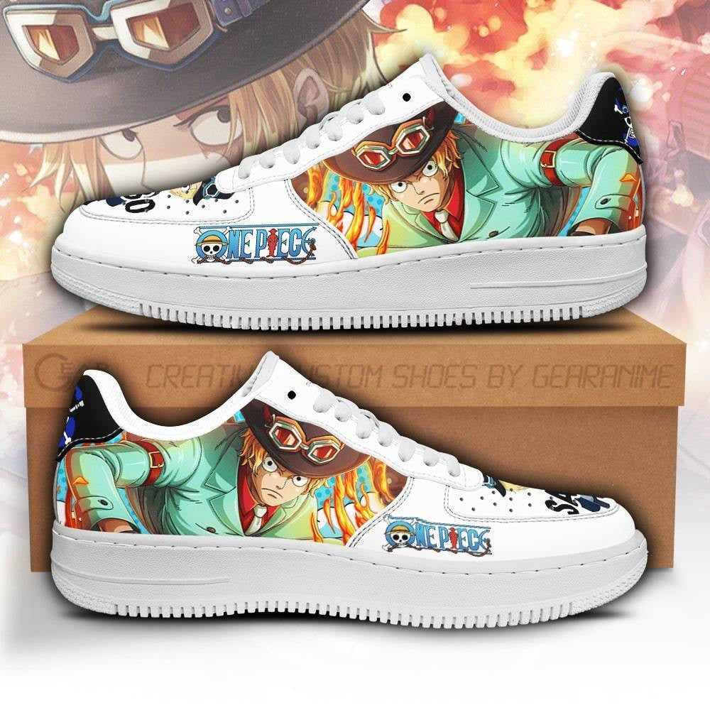 Baskets Anime Sabo en Cuir Chaussures Basses Unisexes Anime Manga