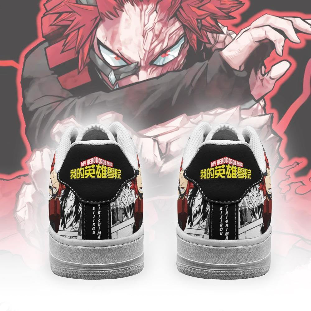 Baskets Anime Eijirou Kirishima en Cuir Chaussures Basses Unisexes Anime Manga