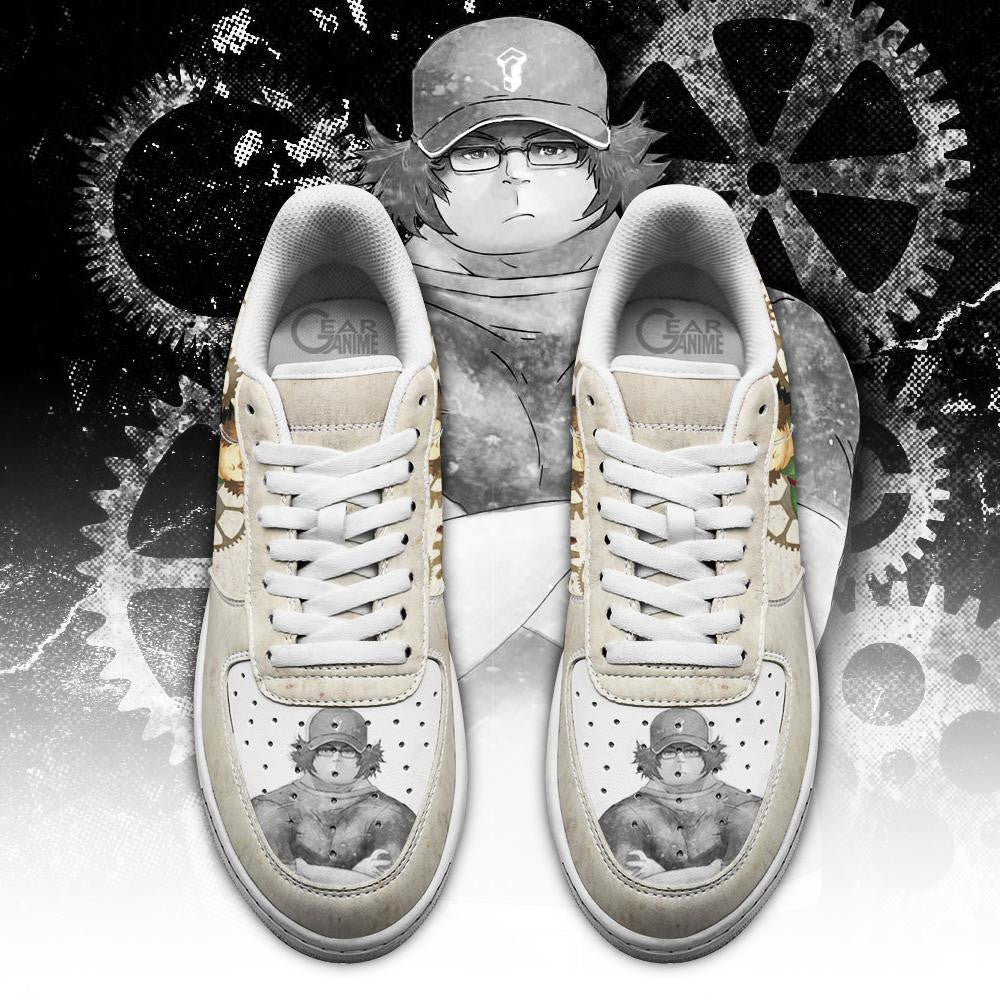 Baskets Anime Itaru Hashida en Cuir Chaussures Basses Unisexes Anime Manga