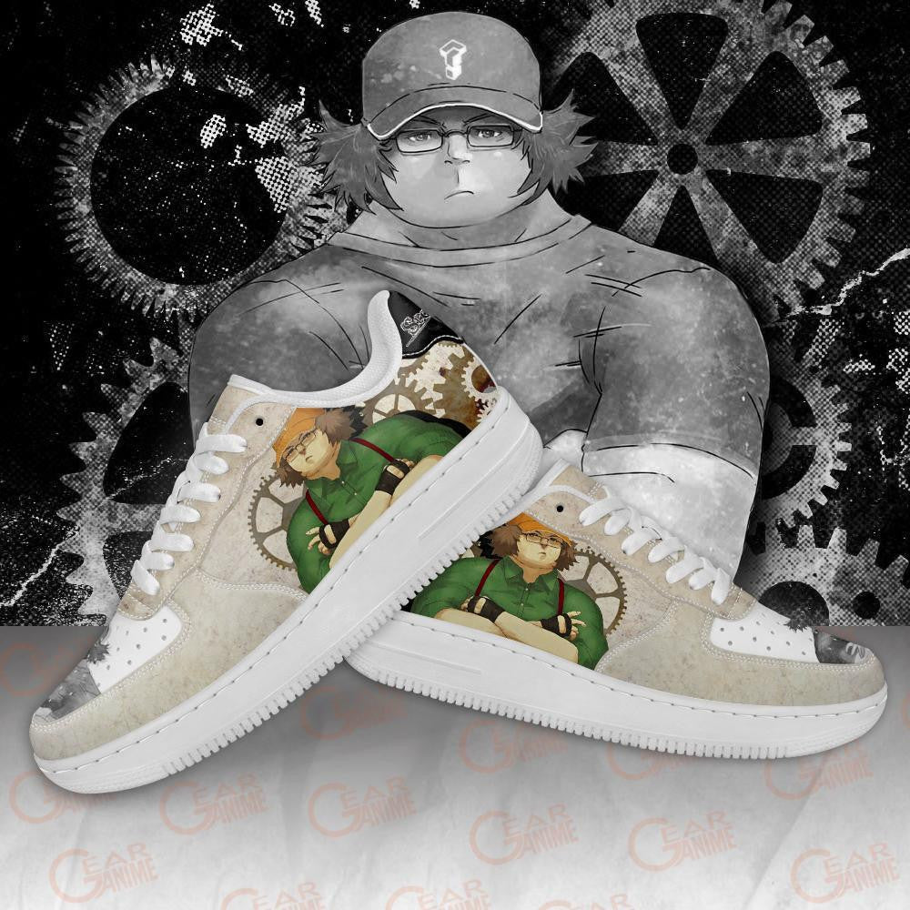 Baskets Anime Itaru Hashida en Cuir Chaussures Basses Unisexes Anime Manga