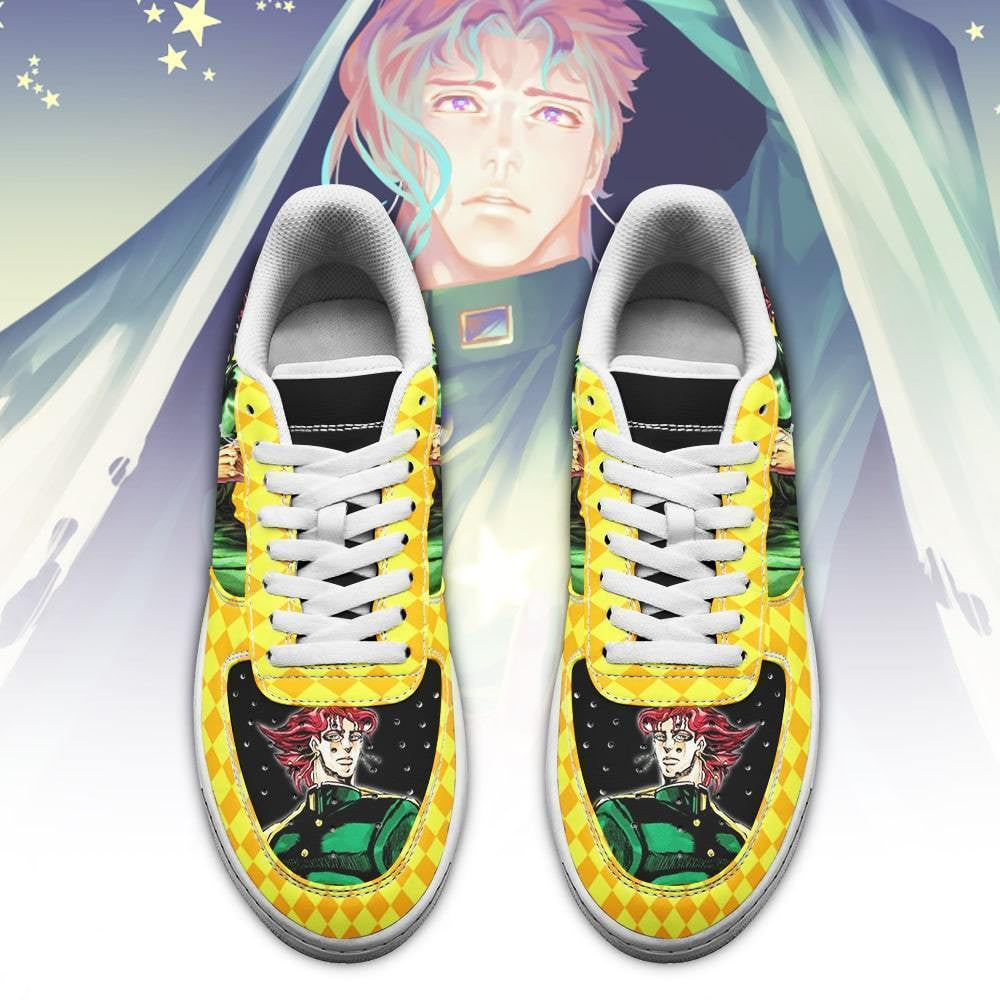 Baskets Anime Noriaki Kakyoin en Cuir Chaussures Basses Unisexes Anime Manga