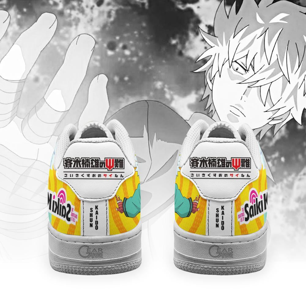 Baskets Anime Shun Kaido Saiki K en Cuir Chaussures Basses Unisexes Anime Manga