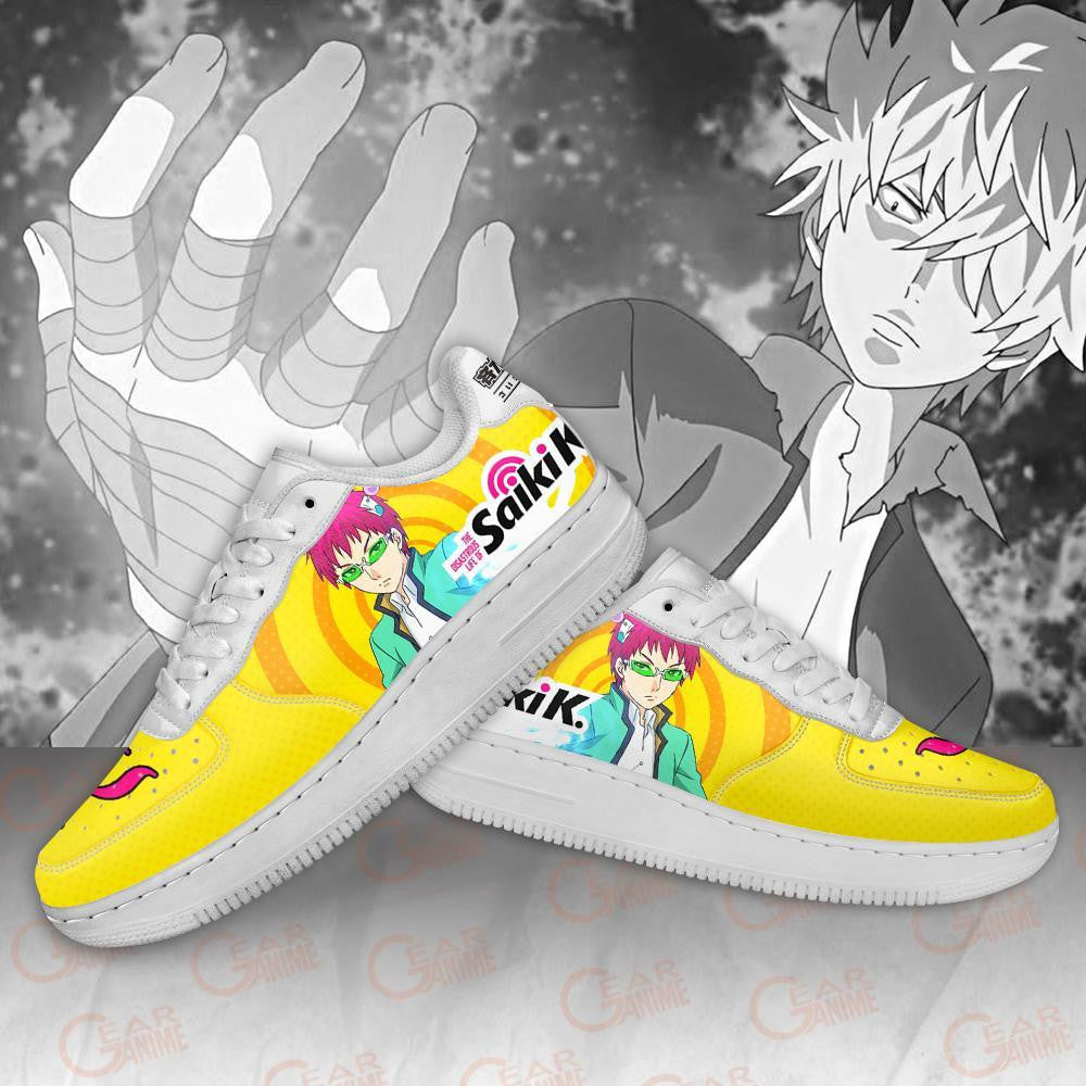 Baskets Anime Shun Kaido Saiki K en Cuir Chaussures Basses Unisexes Anime Manga