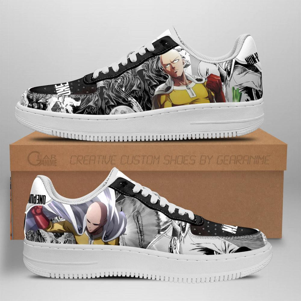 Baskets Anime One Punch Man en Cuir Chaussures Basses Unisexes Anime Manga