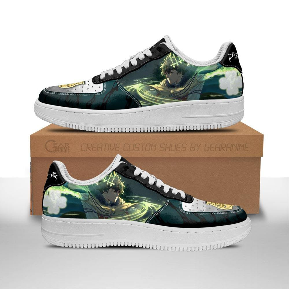 Baskets Anime Yuno en Cuir Chaussures Basses Unisexes Anime Manga