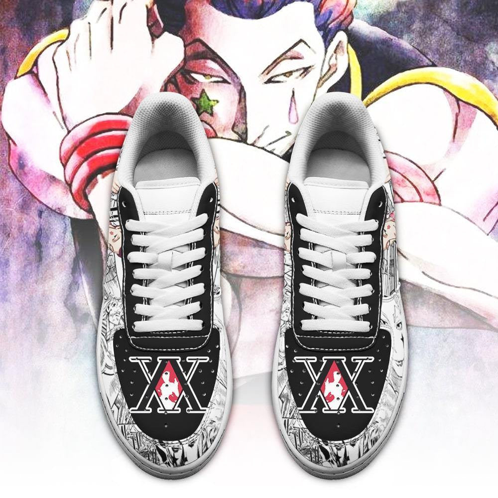 Baskets Anime Hisoka en Cuir Chaussures Basses Unisexes Anime Manga