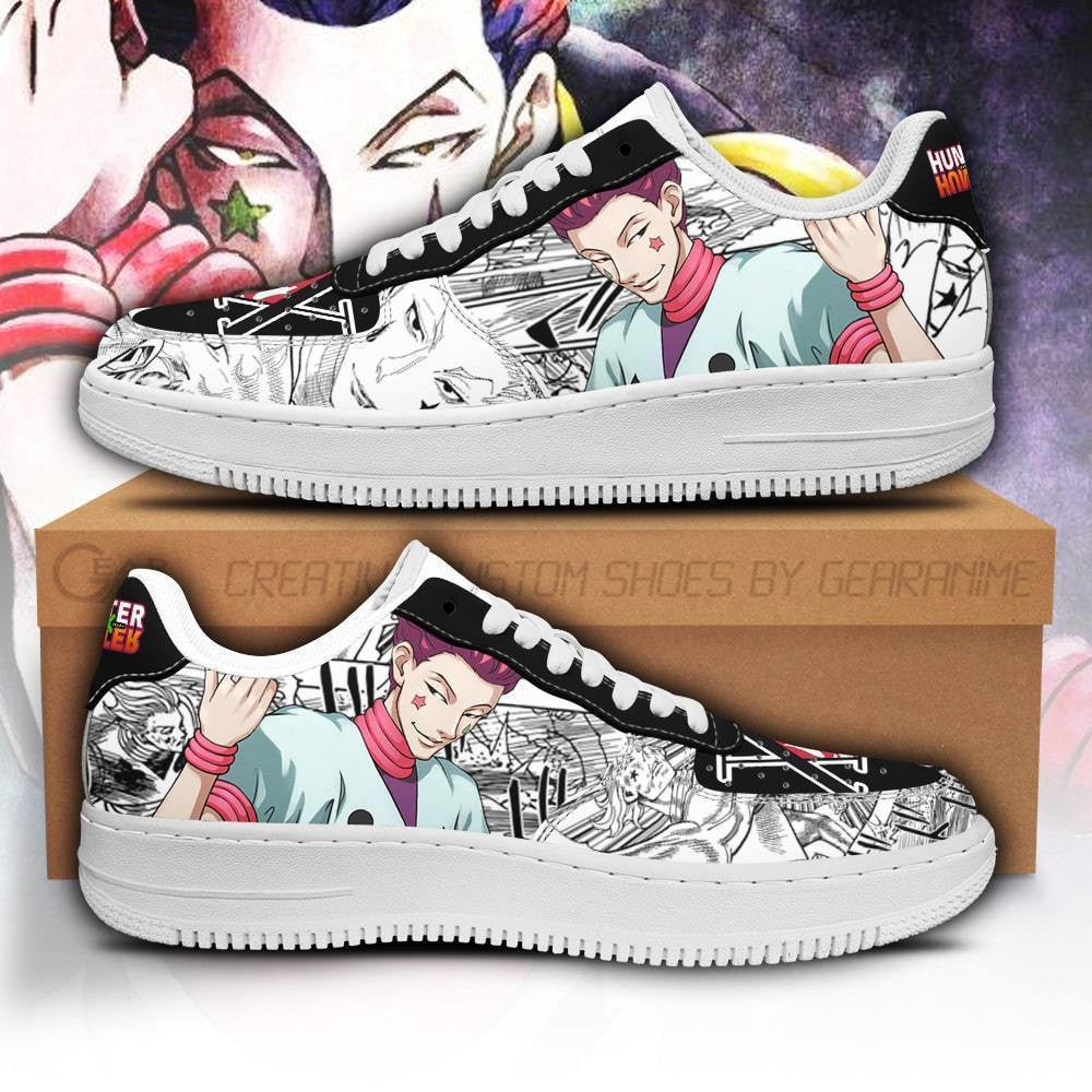 Baskets Anime Hisoka en Cuir Chaussures Basses Unisexes Anime Manga