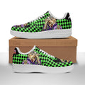 Baskets Anime Gyro Zeppeli en Cuir Chaussures Basses Unisexes Anime Manga