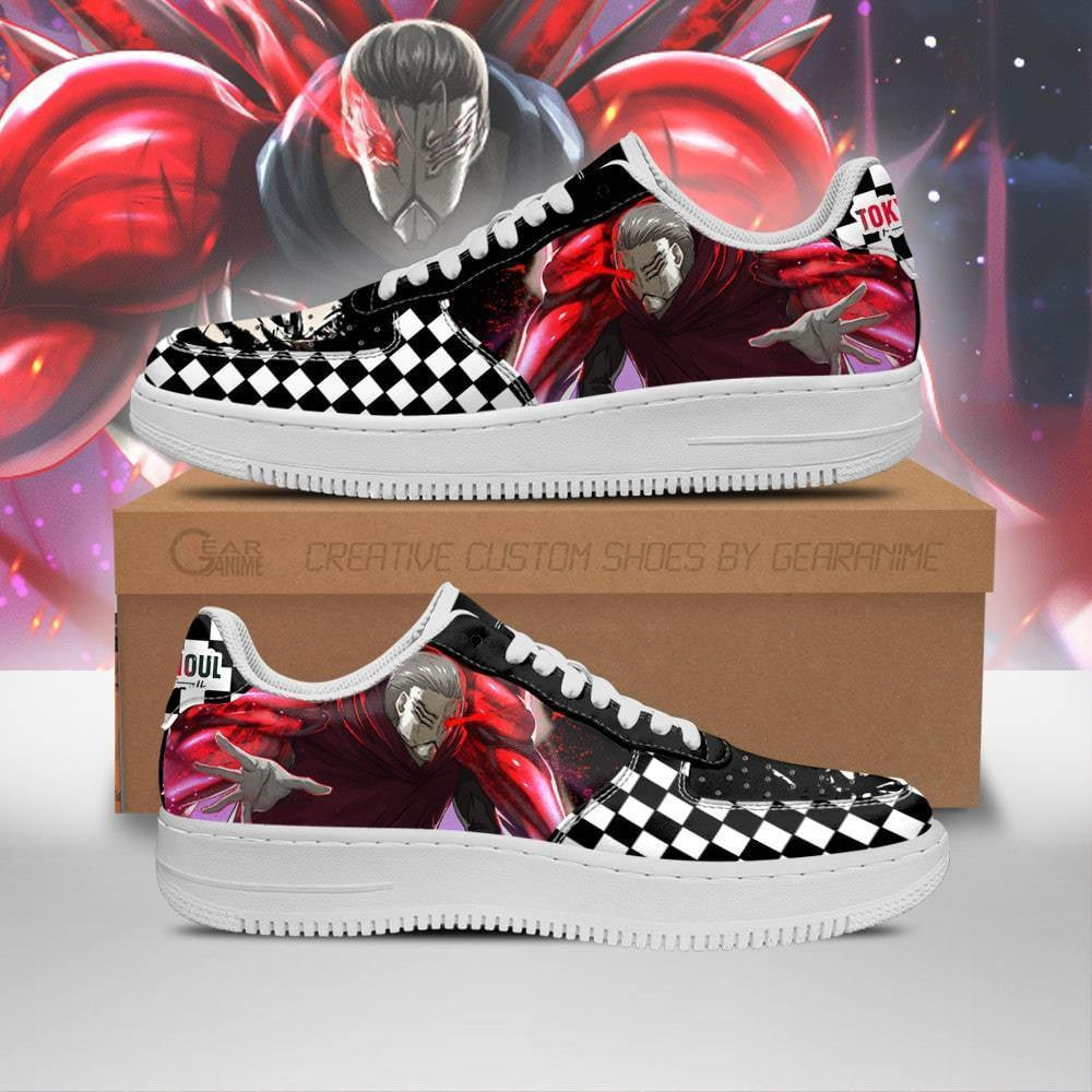 Baskets Anime Yoshimura Ghoul en Cuir Chaussures Basses Unisexes Anime Manga