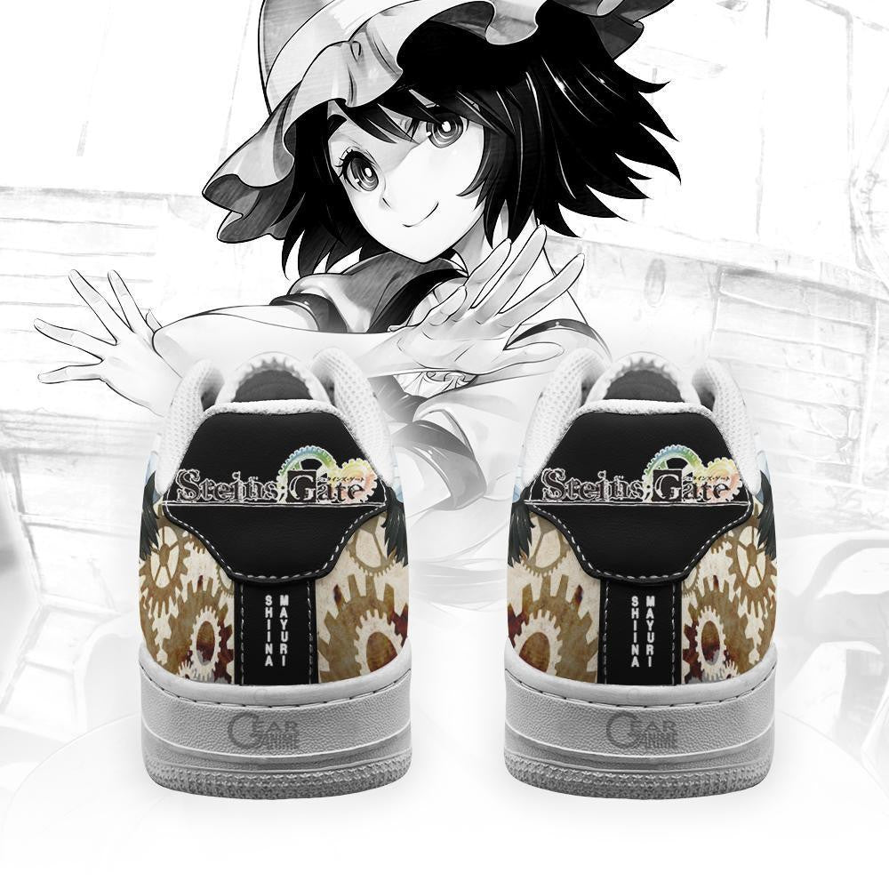 Baskets Anime Mayuri Shiina en Cuir Chaussures Basses Unisexes Anime Manga