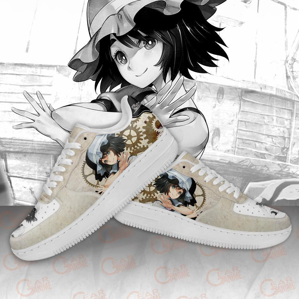 Baskets Anime Mayuri Shiina en Cuir Chaussures Basses Unisexes Anime Manga