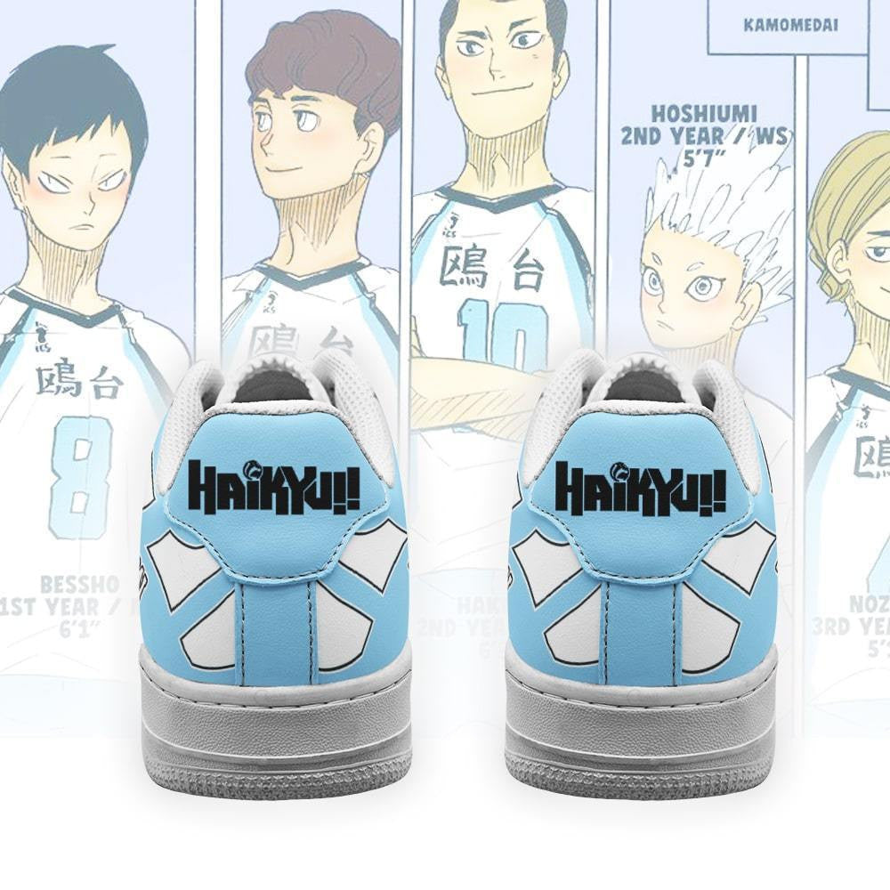 Baskets Anime Kamomedai High en Cuir Chaussures Basses Unisexes Anime Manga