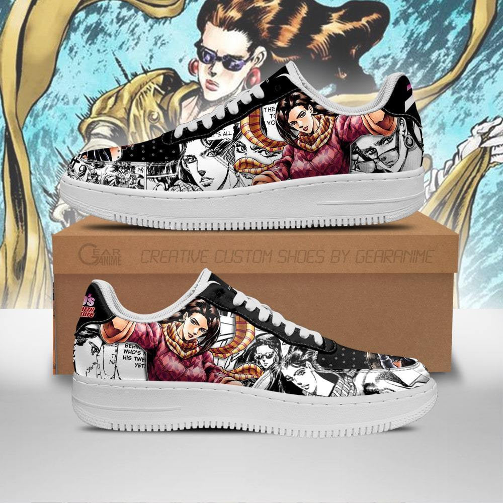 Baskets Anime Lisa Lisa en Cuir Chaussures Basses Unisexes Anime Manga