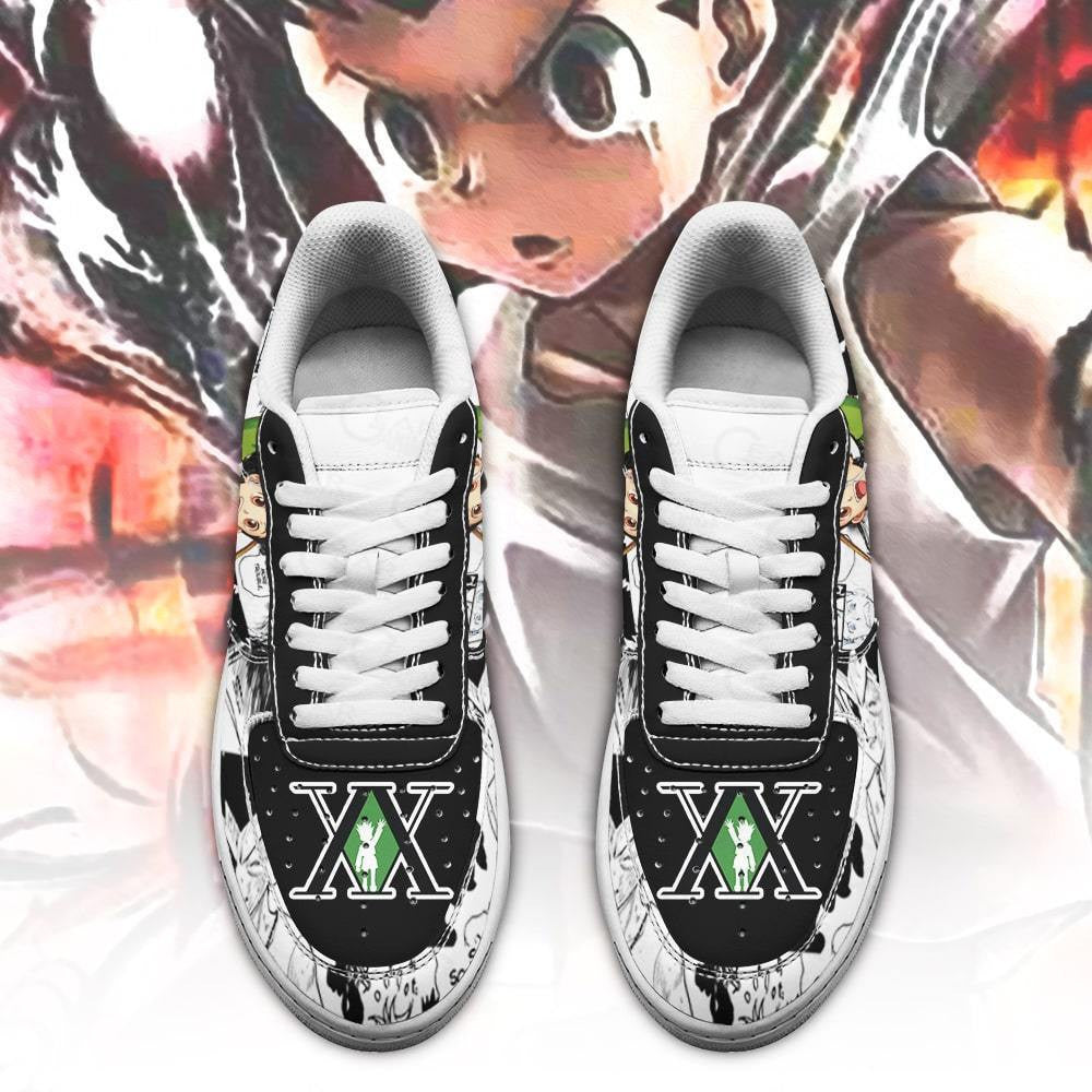 Baskets Anime Gon en Cuir Chaussures Basses Unisexes Anime Manga