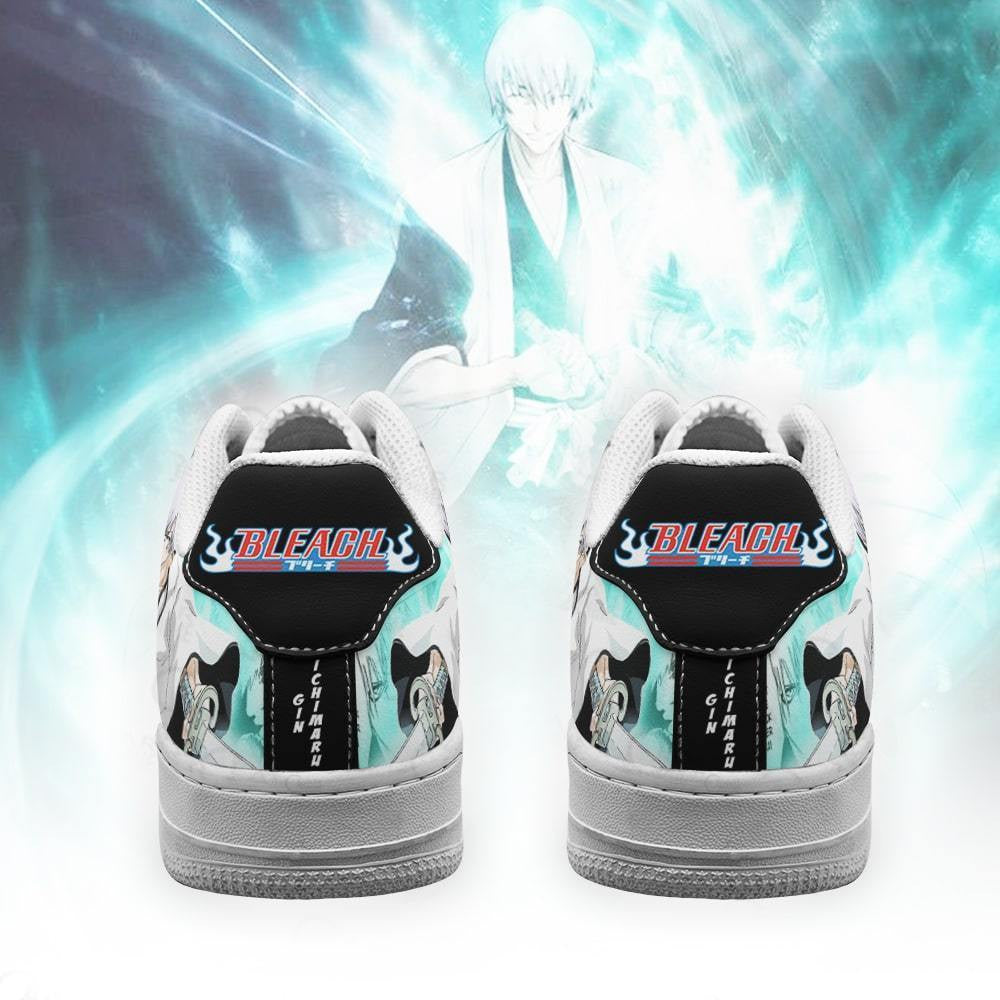 Baskets Anime Gin Ichimaru en Cuir Chaussures Basses Unisexes Anime Manga