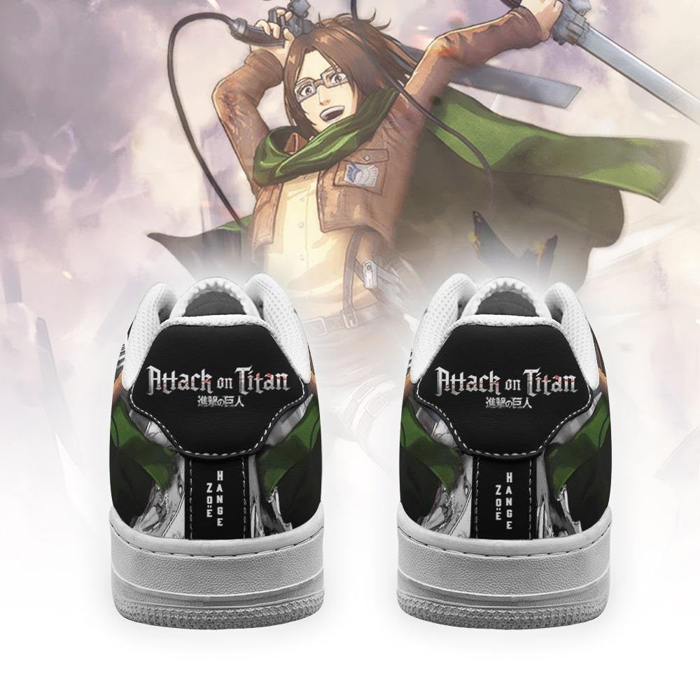 Baskets Anime AOT Zoe Hange en Cuir Chaussures Basses Unisexes Anime Manga
