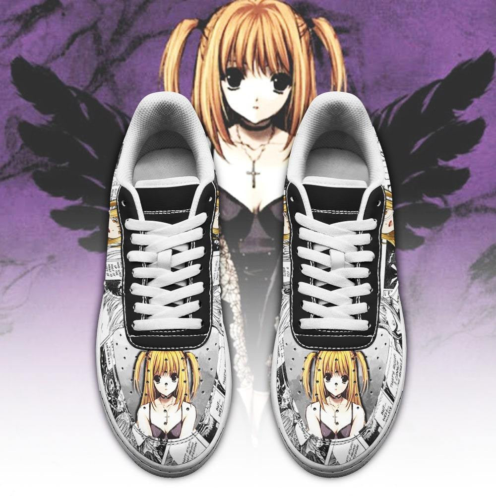 Baskets Anime Misa Amane en Cuir Chaussures Basses Unisexes Anime Manga