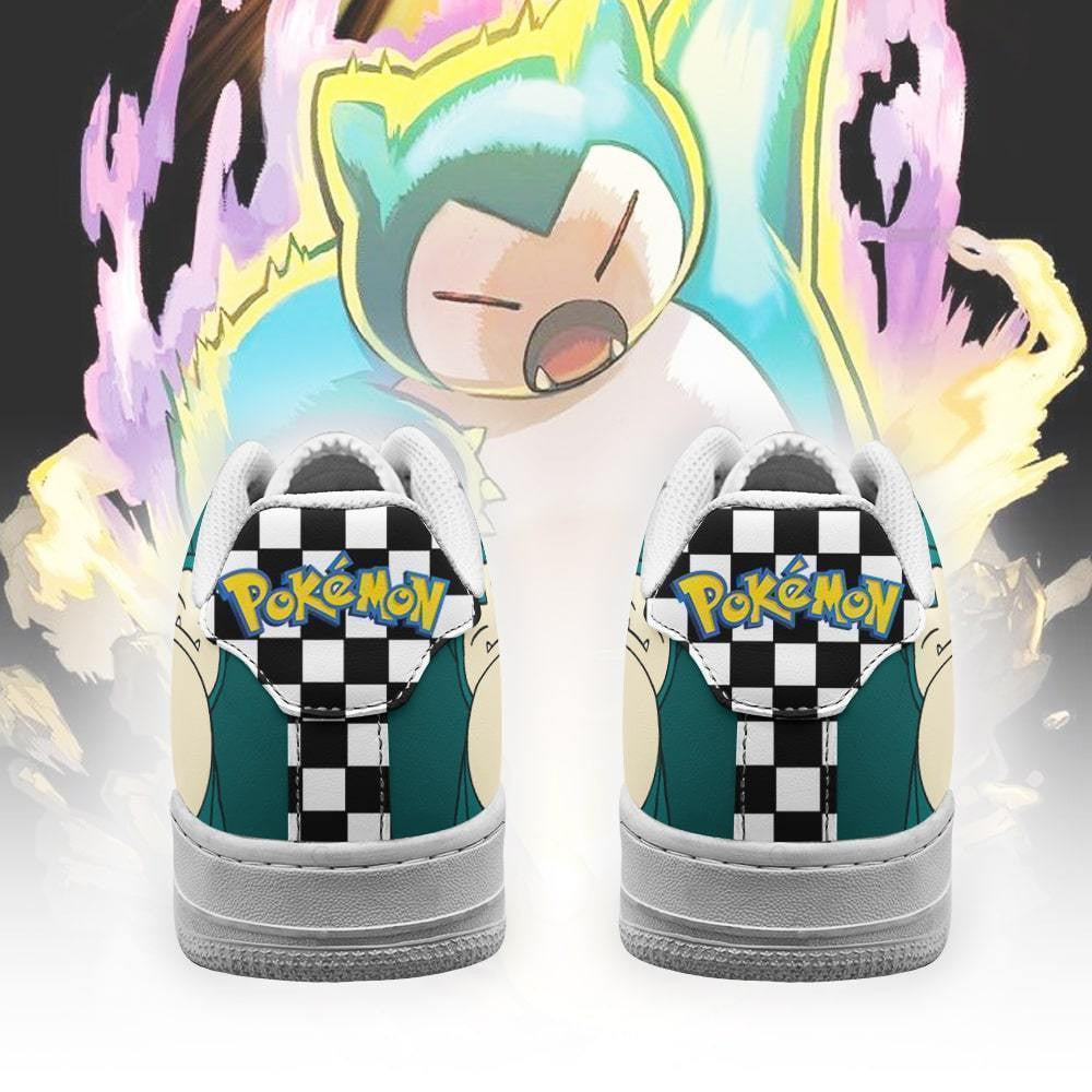 Baskets Anime Snorlax en Cuir Chaussures Basses Unisexes Anime Manga
