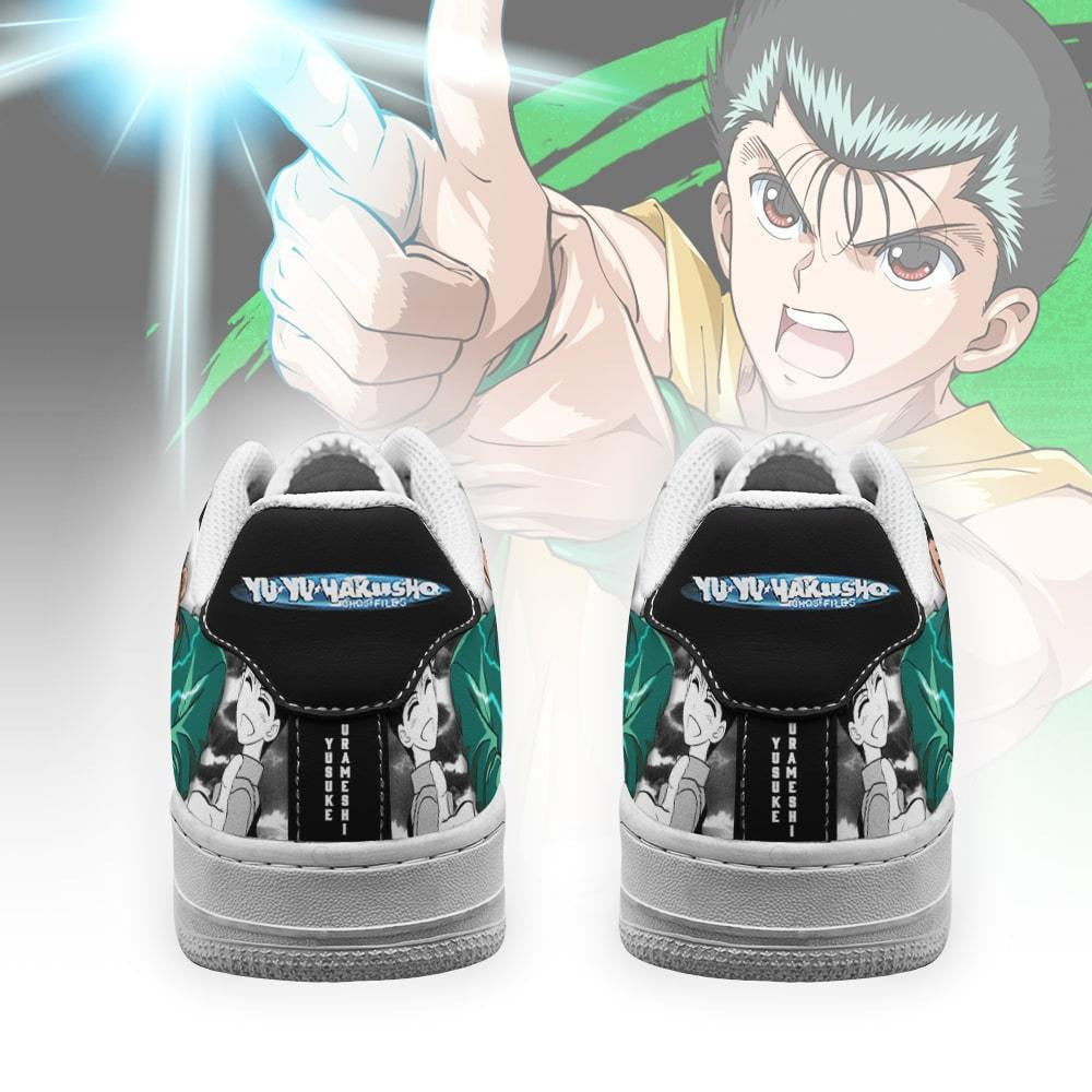 Baskets Anime Yusuke Urameshi en Cuir Chaussures Basses Unisexes Anime Manga