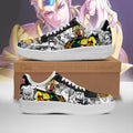 Baskets Anime Dio Brando en Cuir Chaussures Basses Unisexes Anime Manga