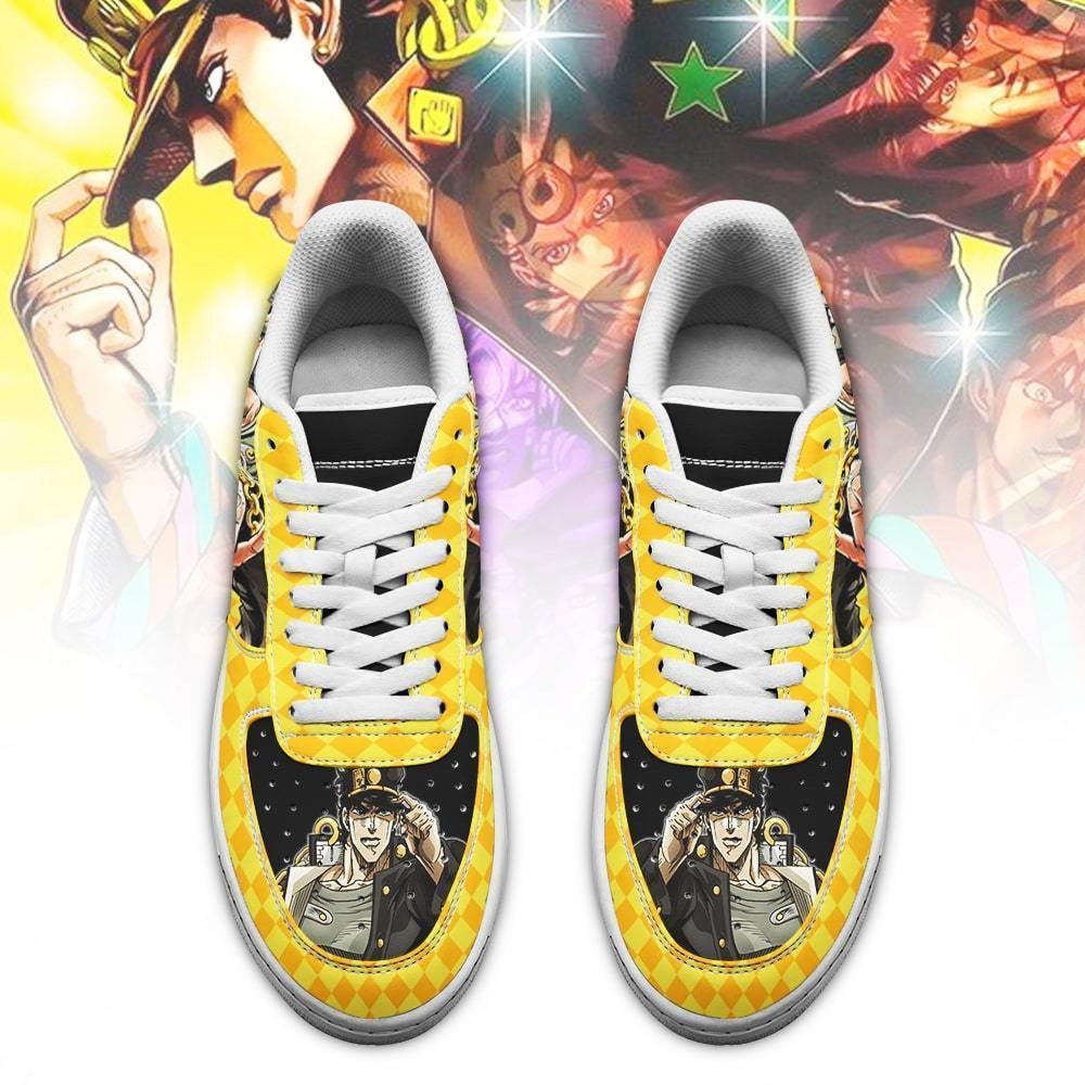 Baskets Anime Jotaro Kujo en Cuir Chaussures Basses Unisexes Anime Manga