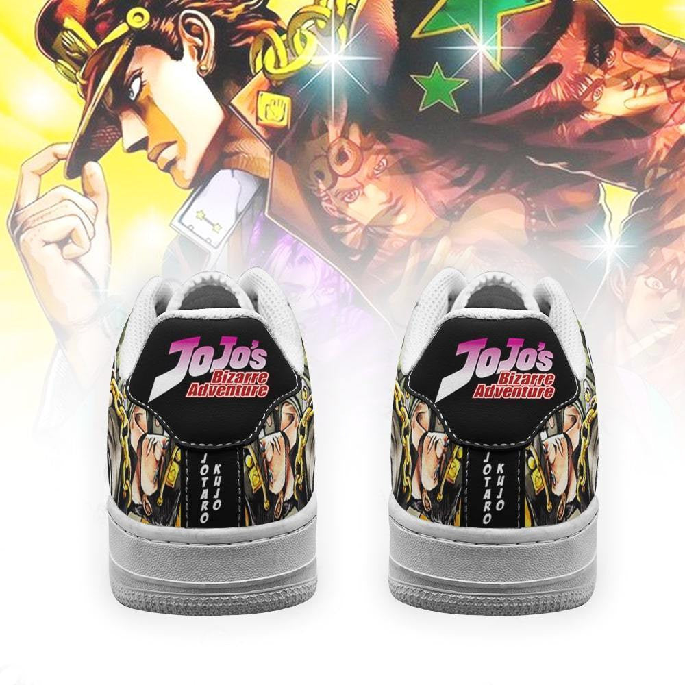 Baskets Anime Jotaro Kujo en Cuir Chaussures Basses Unisexes Anime Manga
