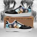 Baskets Anime Fang King Akito Agito Air Gear en Cuir Chaussures Basses Unisexes Anime Manga
