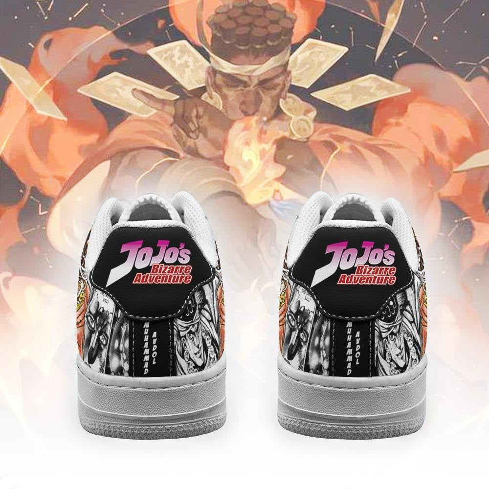 Baskets Anime Muhammad Avdol en Cuir Chaussures Basses Unisexes Anime Manga