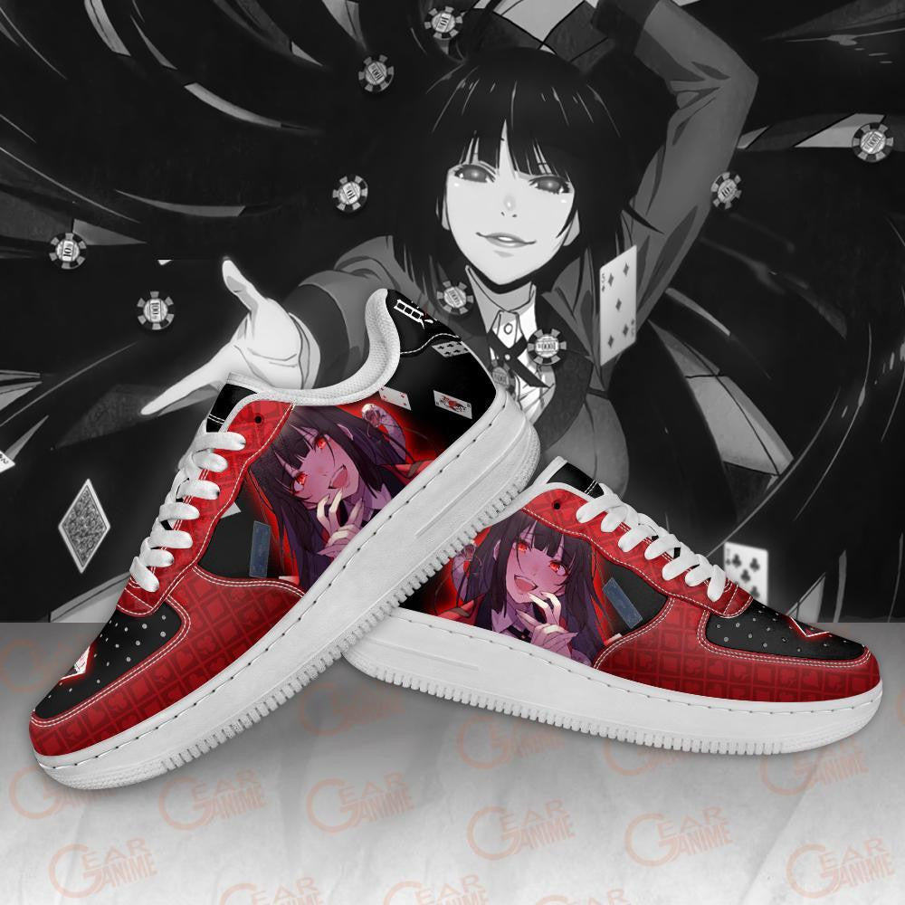 Baskets Anime Yumeko Jabami en Cuir Chaussures Basses Unisexes Anime Manga