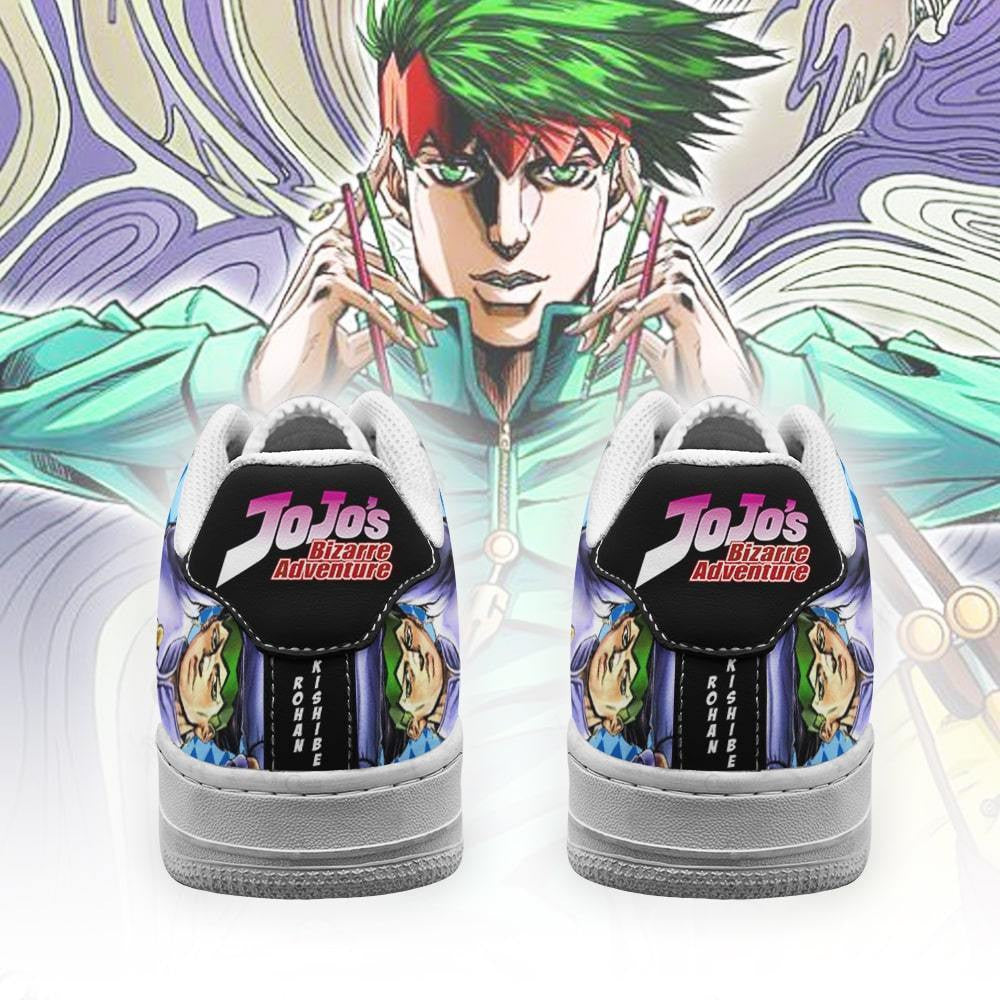 Baskets Anime Rohan Kishibe en Cuir Chaussures Basses Unisexes Anime Manga