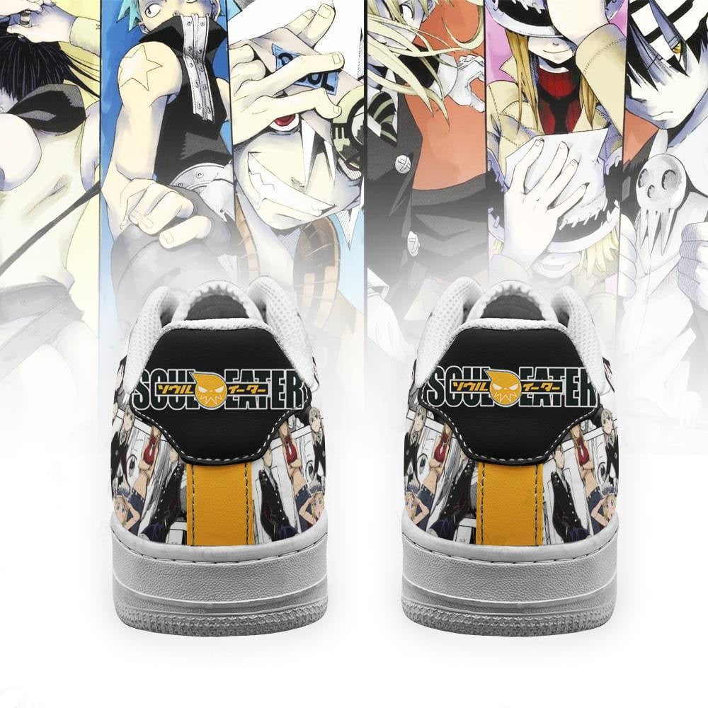Baskets Anime Soul Eater en Cuir Chaussures Basses Unisexes Anime Manga