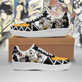 Baskets Anime Soul Eater en Cuir Chaussures Basses Unisexes Anime Manga