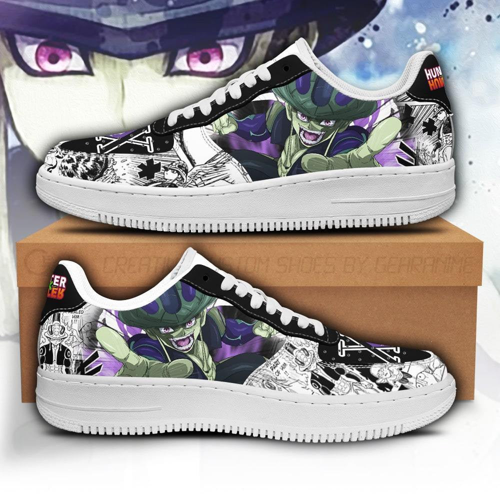 Baskets Anime Meruem en Cuir Chaussures Basses Unisexes Anime Manga