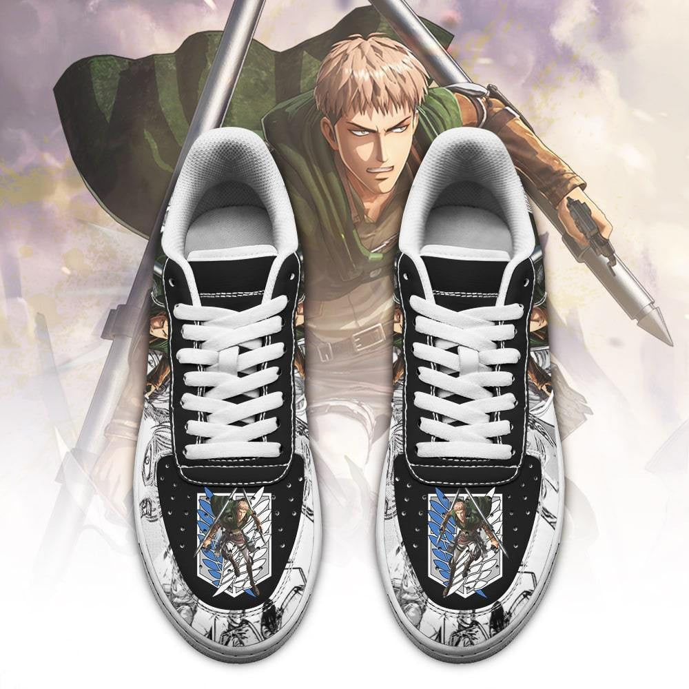 Baskets Anime AOT Scout Jean en Cuir Chaussures Basses Unisexes Anime Manga