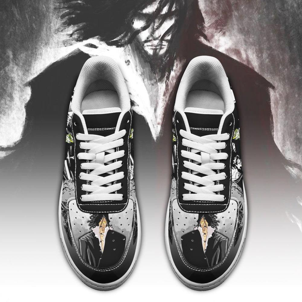 Baskets Anime Zangetsu en Cuir Chaussures Basses Unisexes Anime Manga