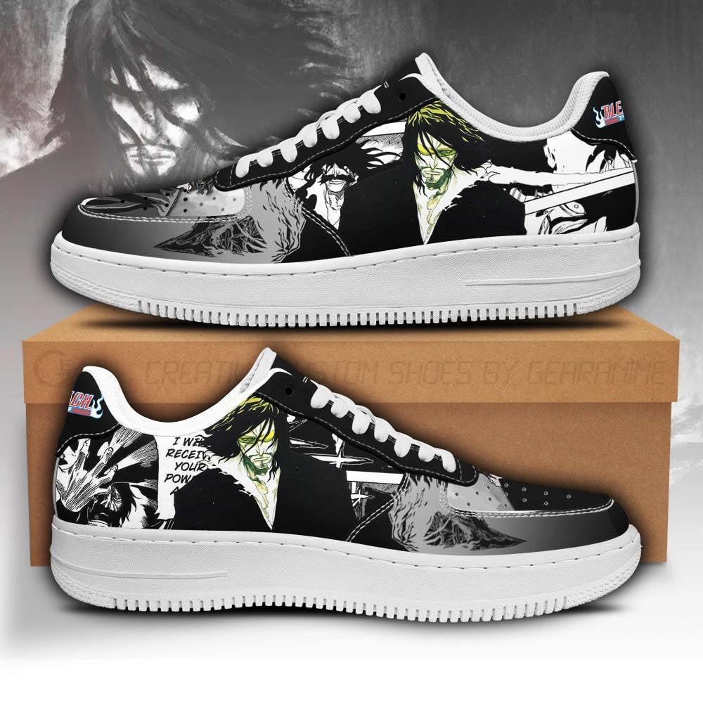Baskets Anime Zangetsu en Cuir Chaussures Basses Unisexes Anime Manga