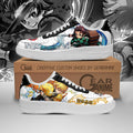 Baskets Anime Tanjiro And Zenitsu en Cuir Chaussures Basses Unisexes Demon Slayer