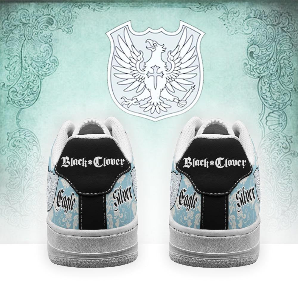 Baskets Anime Magic Knights Squad Silver Eagle en Cuir Chaussures Basses Unisexes Anime Manga