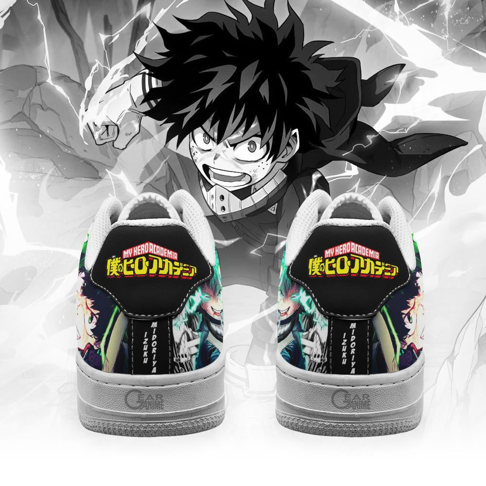 Baskets Anime Izuku Midoriya en Cuir Chaussures Basses Unisexes Anime Manga